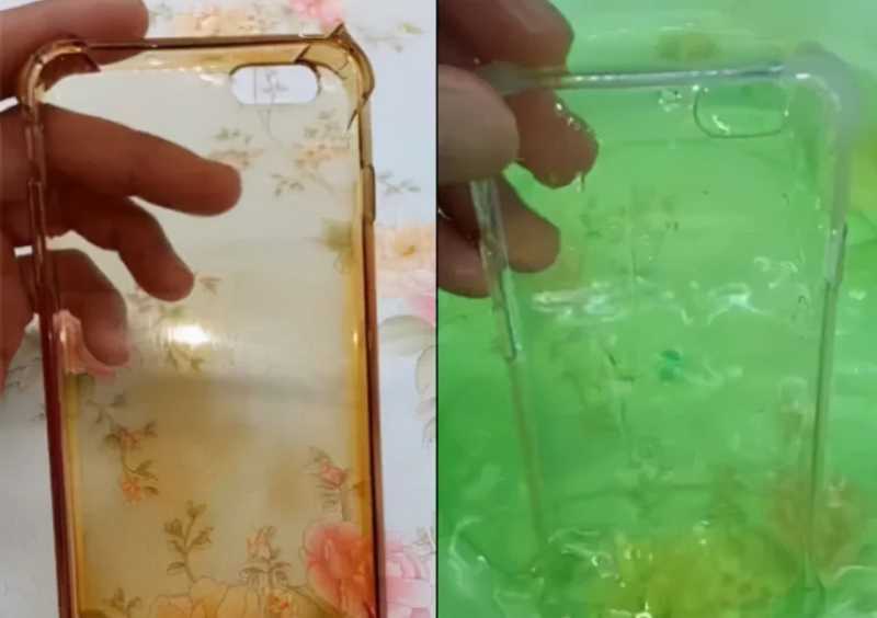 手机壳发黄怎么清洗变白(手机壳用久变黄别急着扔)