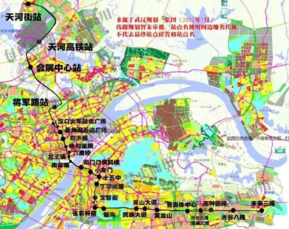 武汉地铁3号线 武汉2030年预计可能将要开通的地铁线路
