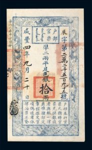 ​“钞票”一词的由来