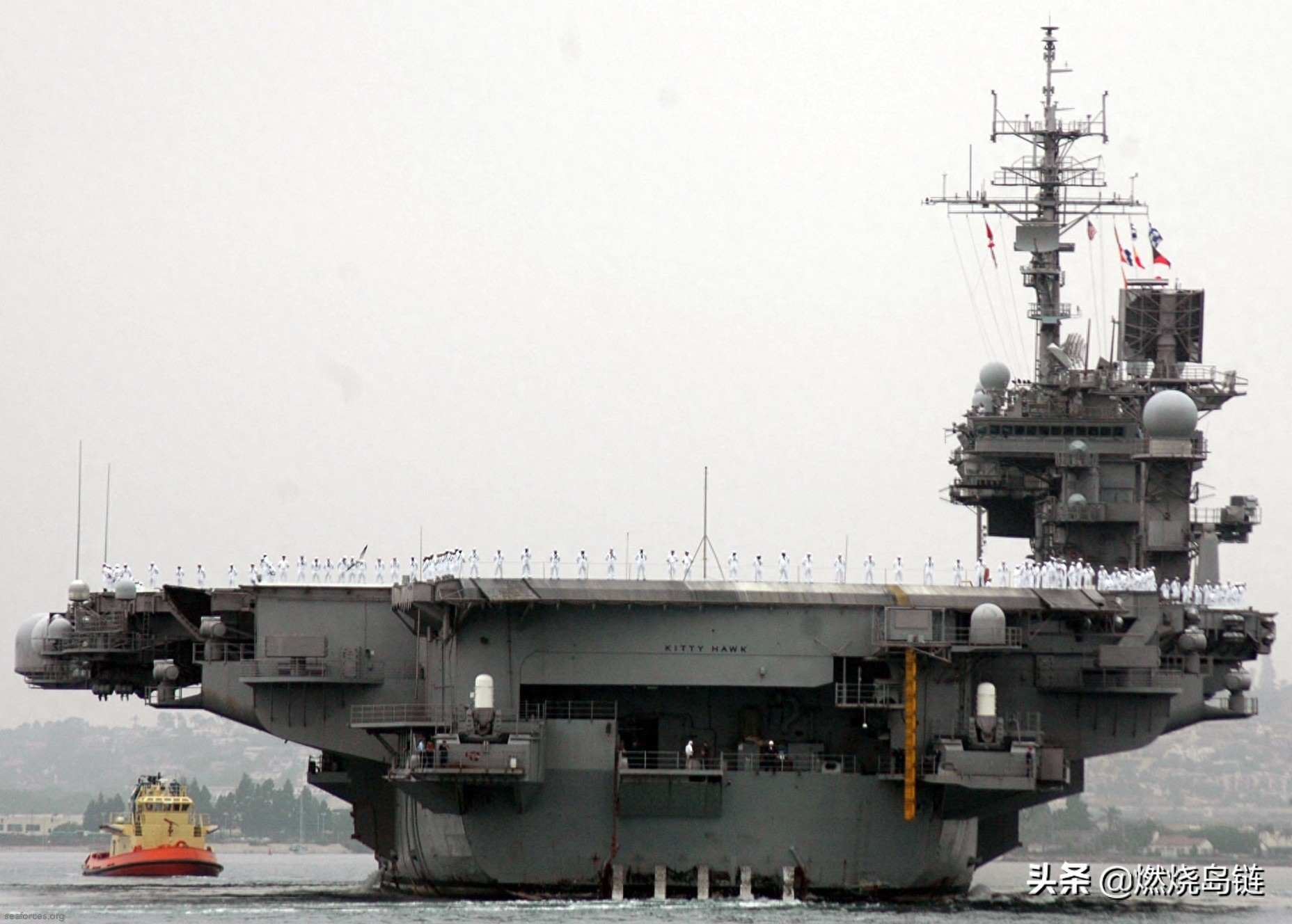 世界常规动力航母的巅峰——已经退役的美国“小鹰”级航空母舰