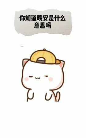 晚安的含义是什么意思