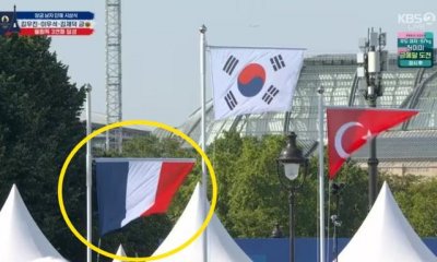 ​巴黎奥运又闹乌龙！法国国旗升错位置：拿了银牌却挂在最底下