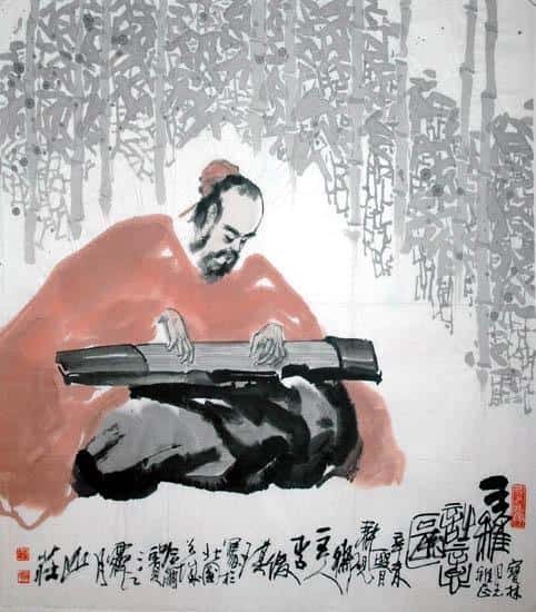 送别王维下马饮君酒图片(送别王维下马饮君酒赏析)