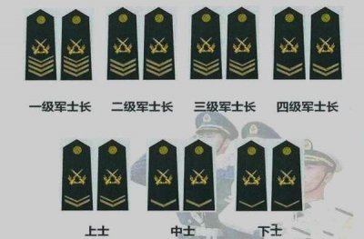 ​军衔等级肩章排列图片，军衔设立的意义
