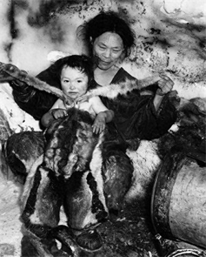 一组爱斯基摩人的生活照片——极寒地区的生活