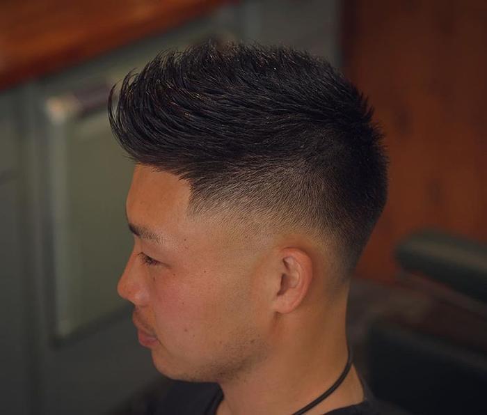 中年油头,时髦的侧分油头发型,精致质感更加动人迷人