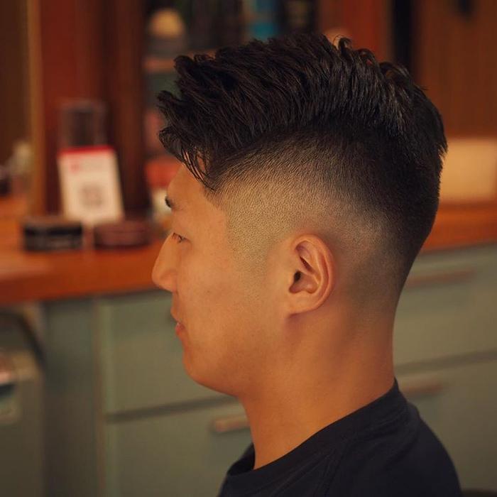 中年油头,时髦的侧分油头发型,精致质感更加动人迷人