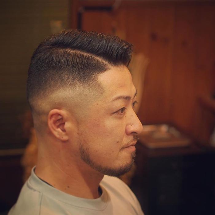 中年油头,时髦的侧分油头发型,精致质感更加动人迷人