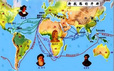 ​新航路的开辟：欧洲人主导的探险之路，世界开始连成一个整体