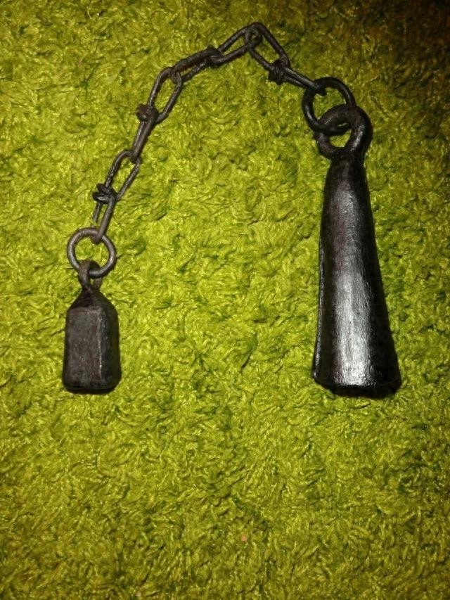 冷兵器时代的力量型武器——连枷，是持盾步兵的噩梦，杀伤力爆表