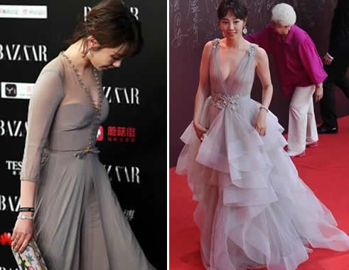 白百何透明衣服高清 白百何透视裙太性感了