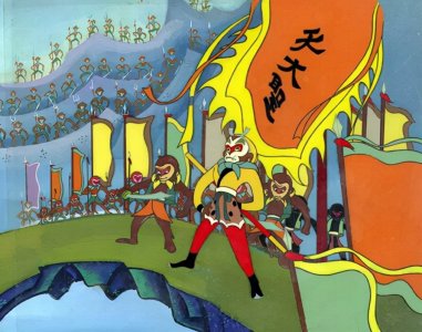 ​1978年，看《大闹天宫》，孙悟空以动画形象风靡全国，被国人喜欢