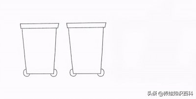 ​垃圾桶怎么画？分类垃圾桶的简笔画画法详解，送给喜欢的小朋友