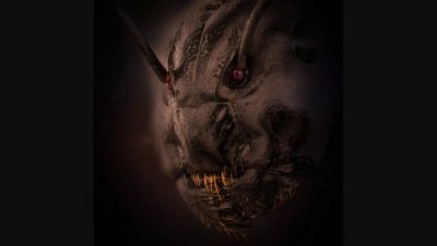 ​一只蚂蚁头部的放大照片，让人感到害怕