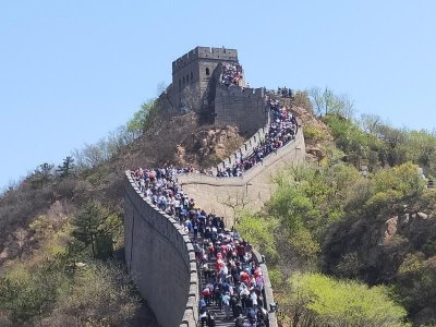 ​5.4万游客八达岭长城“打卡” 好汉坡成网红景点