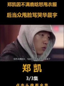 ​骂哭华晨宇，排挤鹿晗和赵丽颖，表面一套背后一套，郑凯真会装