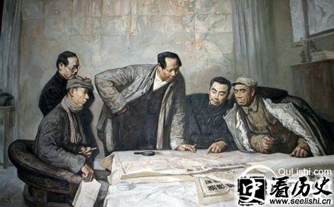 平津战役纪念馆内蜡像